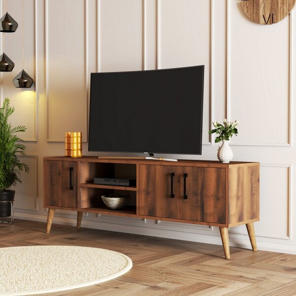 Έπιπλο TV Exxen-1582 Walnut