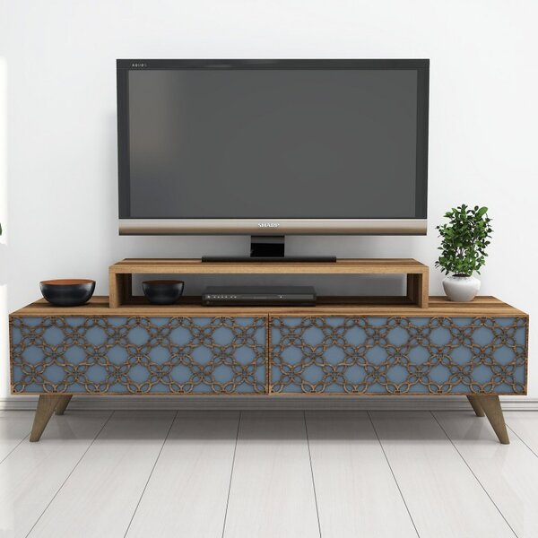 Έπιπλο TV City Walnut-Chalcedony