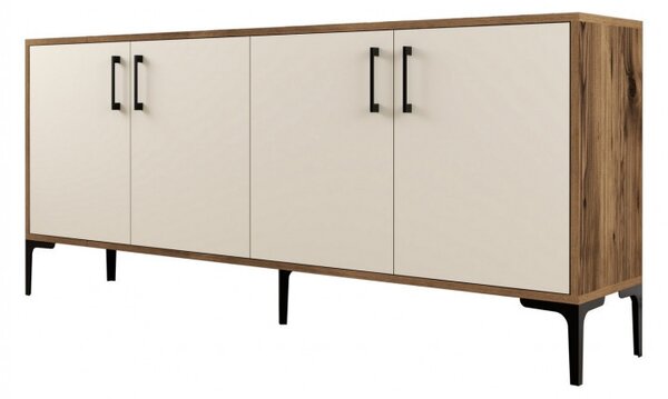 Κονσόλα Kiev Walnut-Cream