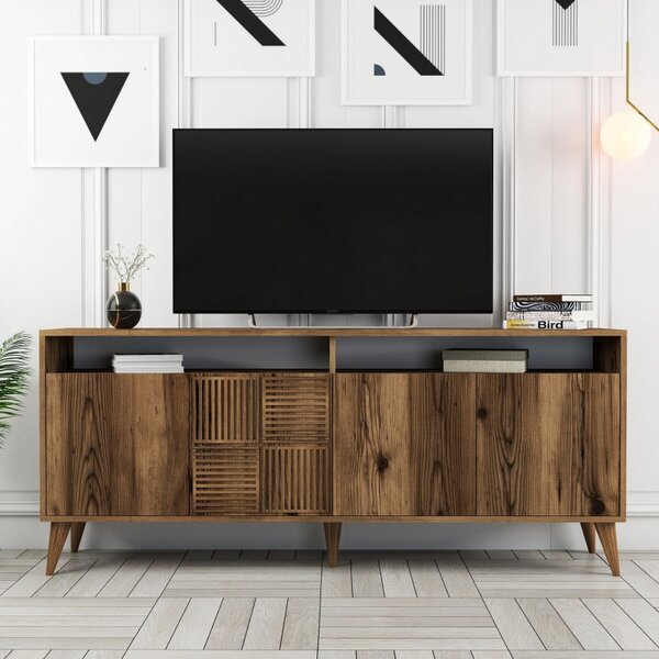 Κονσόλα Milan Walnut 180x78.6x35 cm