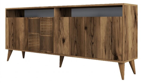 Κονσόλα Milan Walnut 180x78.6x35 cm