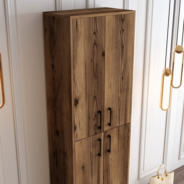 Παπουτσοθήκη Berlina Walnut