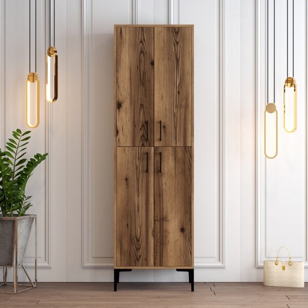 Παπουτσοθήκη Berlina Walnut