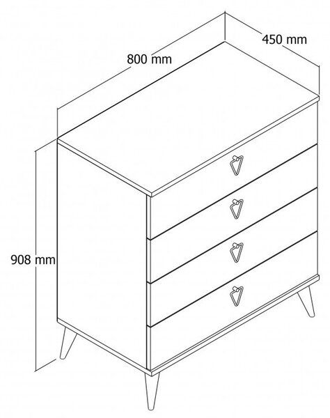 Ντουλάπα Dressing Versa-Ce3612 Oak