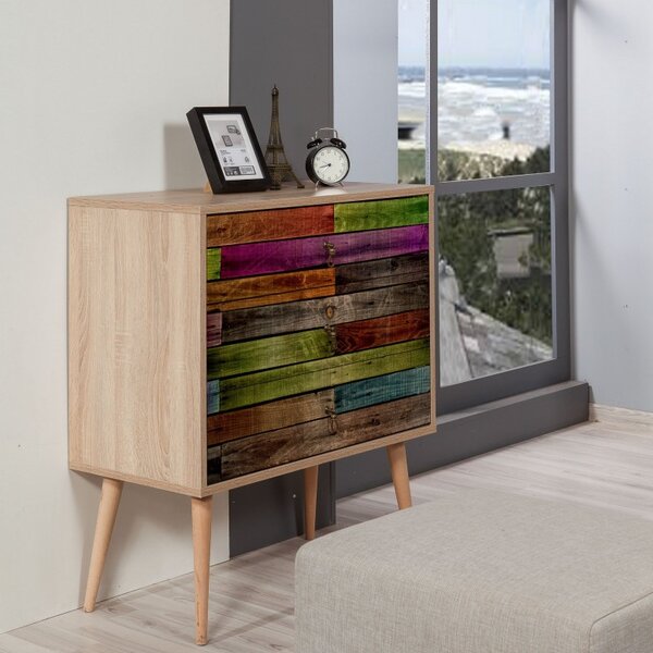 Ντουλάπα Dressing Trio-726 Sonoma Oak