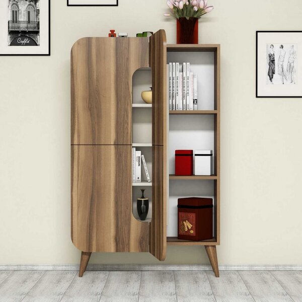 Ντουλάπα Diverse Mine Walnut-Cream