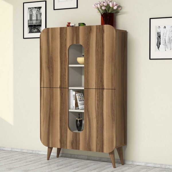 Ντουλάπα Diverse Mine Walnut-Cream