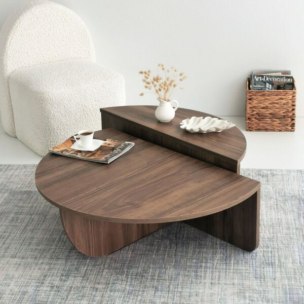Τραπεζάκι σαλονιού Podium Walnut