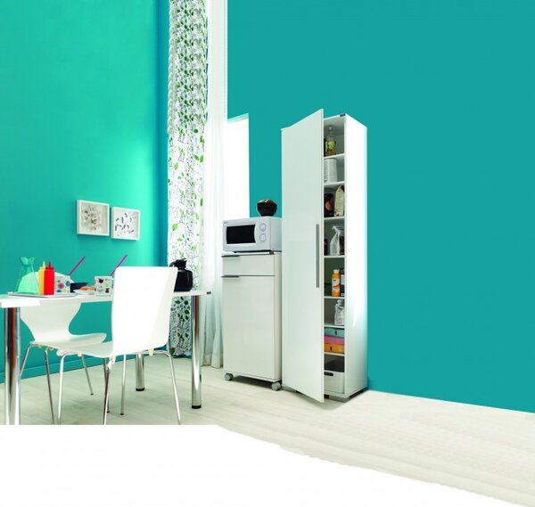 Ντουλάπα Diverse ADR-408 High Gloss Λευκό