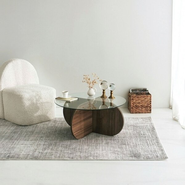 Τραπεζάκι σαλονιού Bubble Walnut