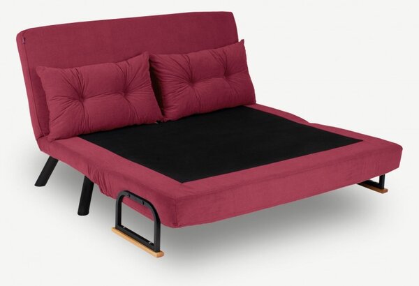 Αναδιπλούμενος καναπές 2 θέσεων Sando 2 Maroon