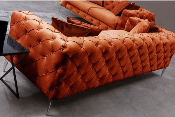 3θέσιος καναπές Como Orange