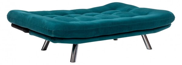Αναδιπλούμενος καναπές 3 θέσεων Misa Small Sofabed Πετρόλ Πράσινο