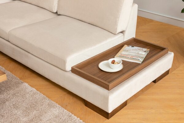 Γωνιακός Καναπές Tulip Beige
