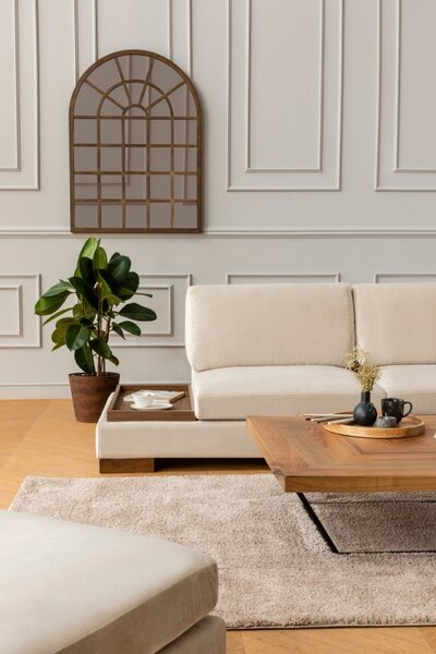 Γωνιακός Καναπές Tulip Beige
