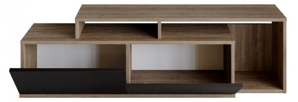 Έπιπλο TV Nexera-Walnut, Μαύρο