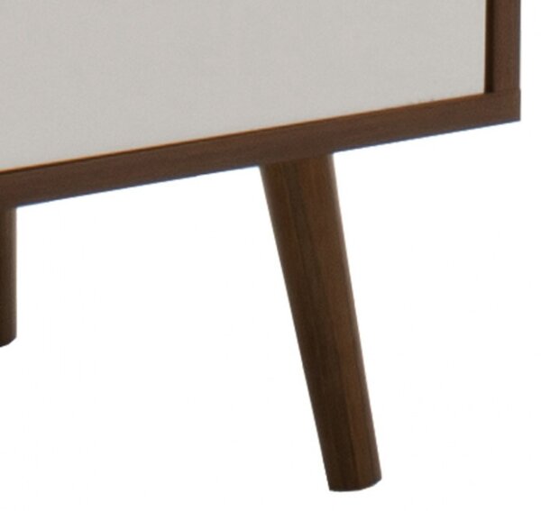 Κομοδίνο Nastia Dark Walnut 48x39x53 cm