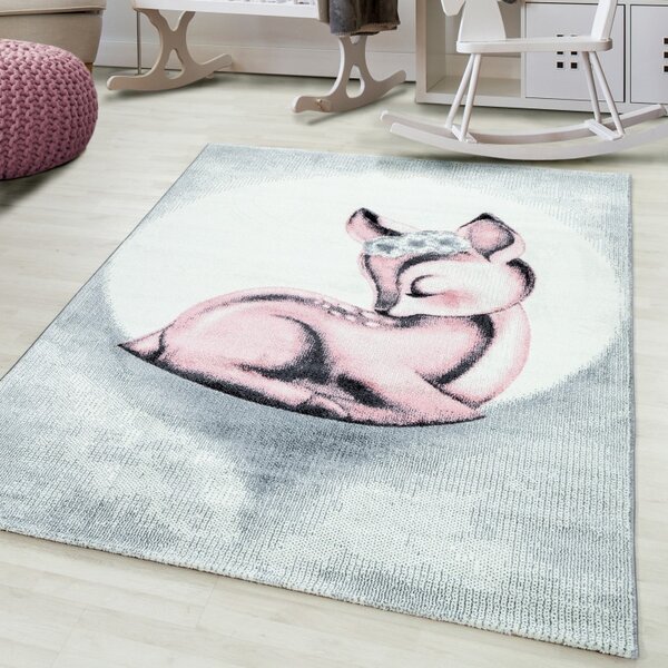 Χαλί Bambi Ροζ V3 200x290 cm