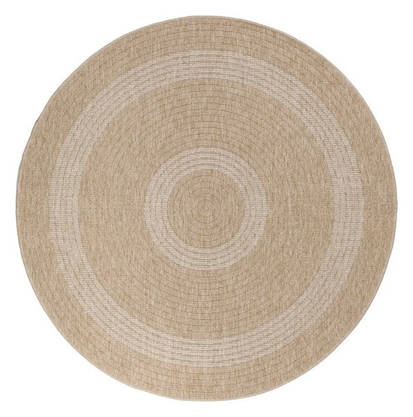 Χαλί Comilla Μπεζ V1 120x120 cm
