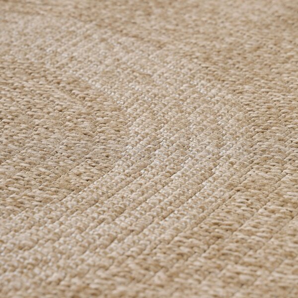 Χαλί Comilla Μπεζ V1 120x120 cm