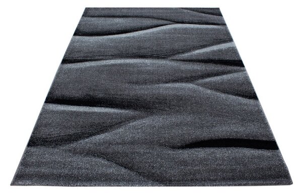 Χαλί Lucca Μαύρο 80x250 cm