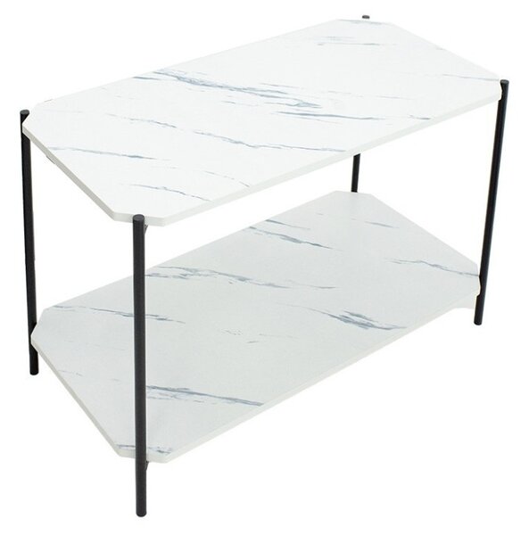 Τραπεζάκι σαλονιού Mara MDF Λευκό 80x40x55cm