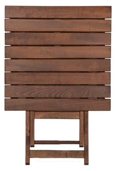 Τραπέζι κήπου Retto οξιά σε Καρυδί 60x60x71 cm