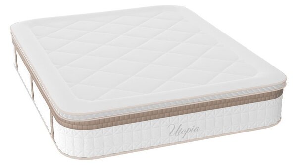 Στρώμα Utopia με ελατήρια pocket και ανώτερη στρώση aloe vera 30 - 32cm 140x200cm