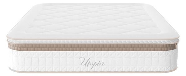 Στρώμα Utopia με ελατήρια pocket και ανώτερη στρώση aloe vera 30 - 32cm 140x200cm