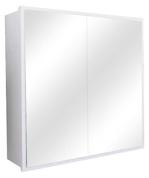 Ντουλάπι Μπάνιου Poliana με Καθρέφτη Λευκό 70x17x70cm