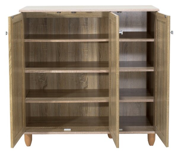 Παπουτσοθήκη SANTΟ 16 Ζευγάρια sonoma 89.5x34.5x91.5