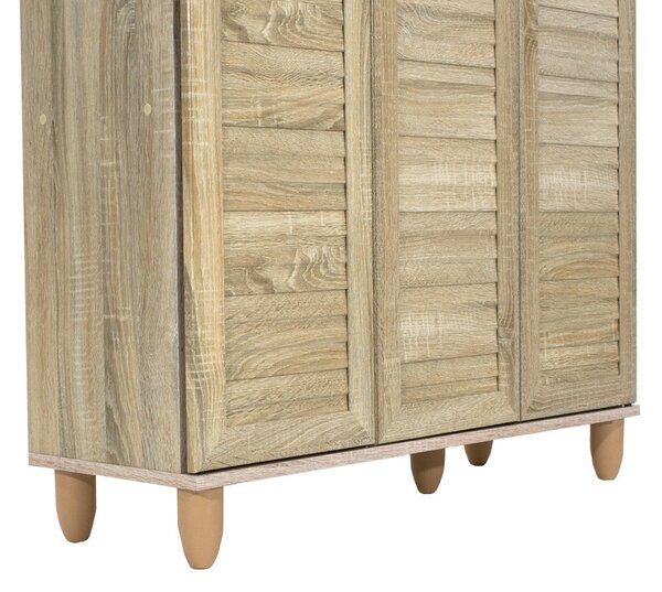 Παπουτσοθήκη SANTΟ 16 Ζευγάρια sonoma 89.5x34.5x91.5