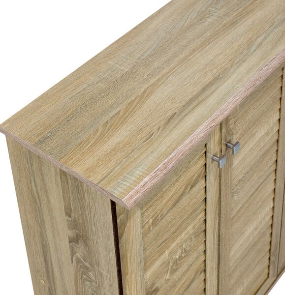 Παπουτσοθήκη SANTΟ 16 Ζευγάρια sonoma 89.5x34.5x91.5
