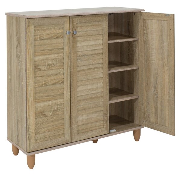 Παπουτσοθήκη SANTΟ 16 Ζευγάρια sonoma 89.5x34.5x91.5