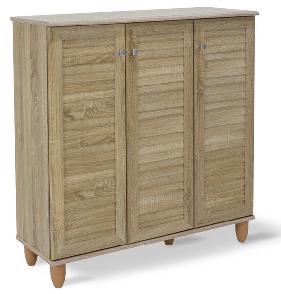 Παπουτσοθήκη SANTΟ 16 Ζευγάρια sonoma 89.5x34.5x91.5