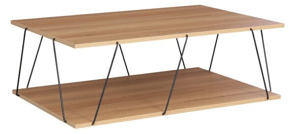 Τραπεζάκι σαλονιού Tars sonoma - Μαύρο 90x60x30.5cm