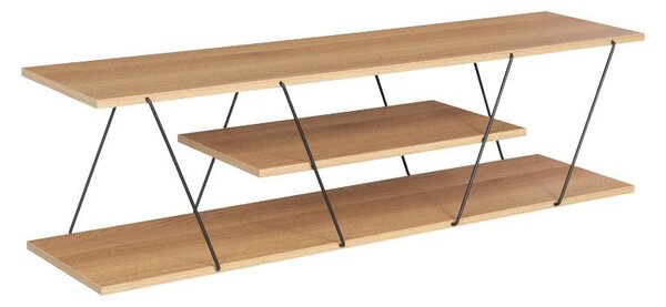 Έπιπλο TV Tars Sonoma-Μαύρο 120x30x33cm