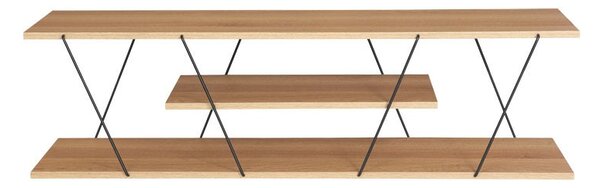 Έπιπλο TV Tars Sonoma-Μαύρο 120x30x33cm