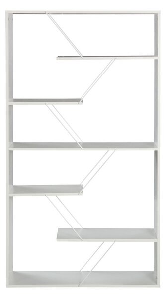Βιβλιοθήκη Tars λευκή 84x24x157 cm