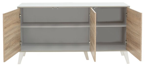 Κονσόλα Billie Sonoma - Ανοιχτό Γκρι 149x40x77 cm