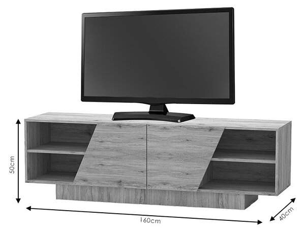Έπιπλο TV Stevie Sonoma 160x40x50cm