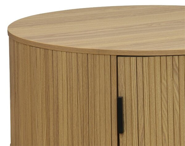 Τραπεζάκι σαλονιού Scandi MDF φυσικό χρώμα ξύλου D80x35.5cm