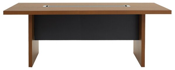 Τραπέζι συνεδριάσεων Oscar 5 cm Καρυδί-Ανθρακί 240x120x76 cm