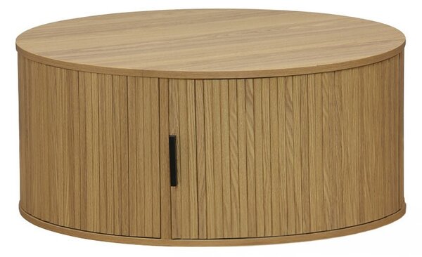 Τραπεζάκι σαλονιού Scandi MDF φυσικό χρώμα ξύλου D80x35.5cm