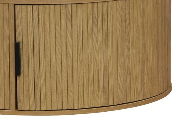 Τραπεζάκι σαλονιού Scandi MDF φυσικό χρώμα ξύλου D80x35.5cm