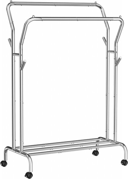 Σταντ Κρεμάστρας Songmics, Ασημί, 153x54.5x103 cm