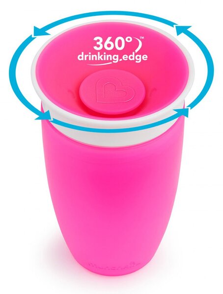 Ποτήρι Εκπαιδευτικό 296ml Munchkin Miracle Sippy Cup Pink