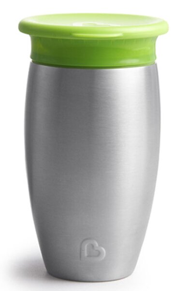 Ποτήρι Εκπαιδευτικό 296ml Munchkin Miracle Stainless Steel Cup Green