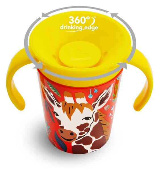 Ποτήρι Εκπαιδευτικό 177ml Munchkin Miracle Sippy Cup Giraffe