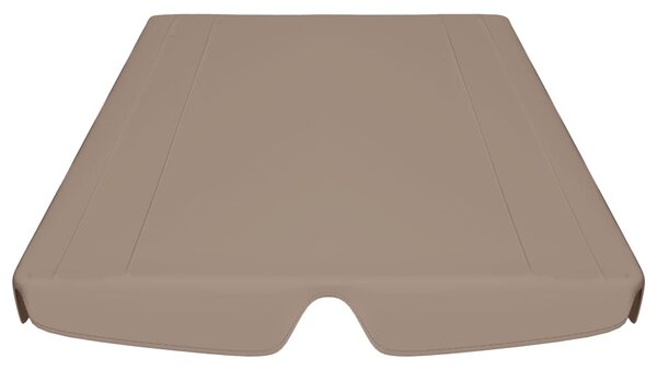 VidaXL Πανί Ανταλλακτικό για Κούνια Κήπου Taupe 188/168 x 145/110 εκ